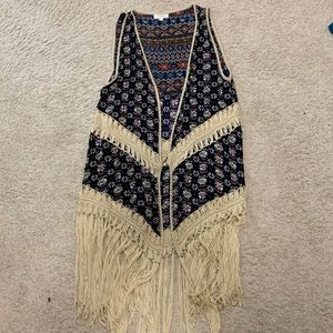Lightweight Fringe Kimono
